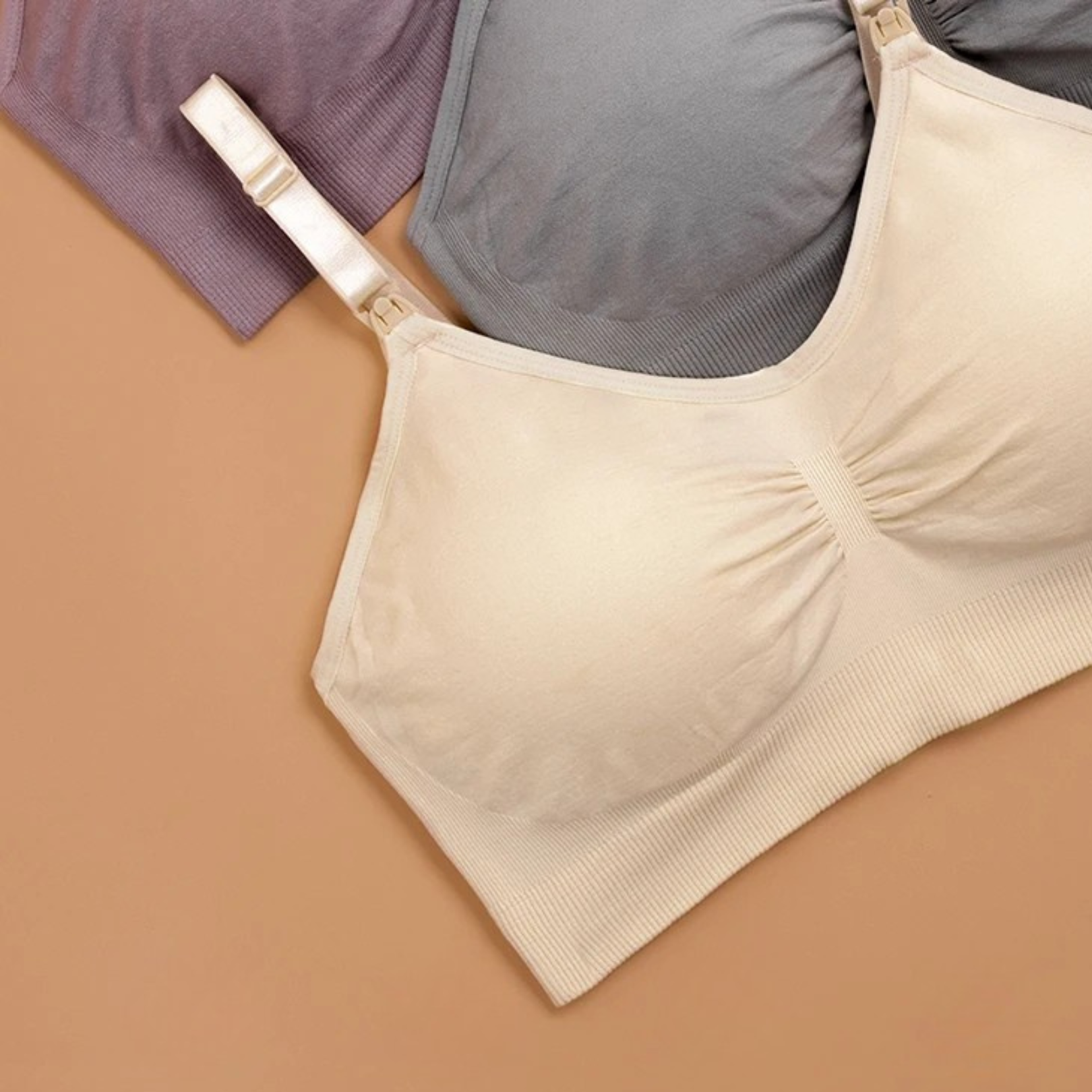 Vesta - Seamless Elastic Full-Support Nursing Bra