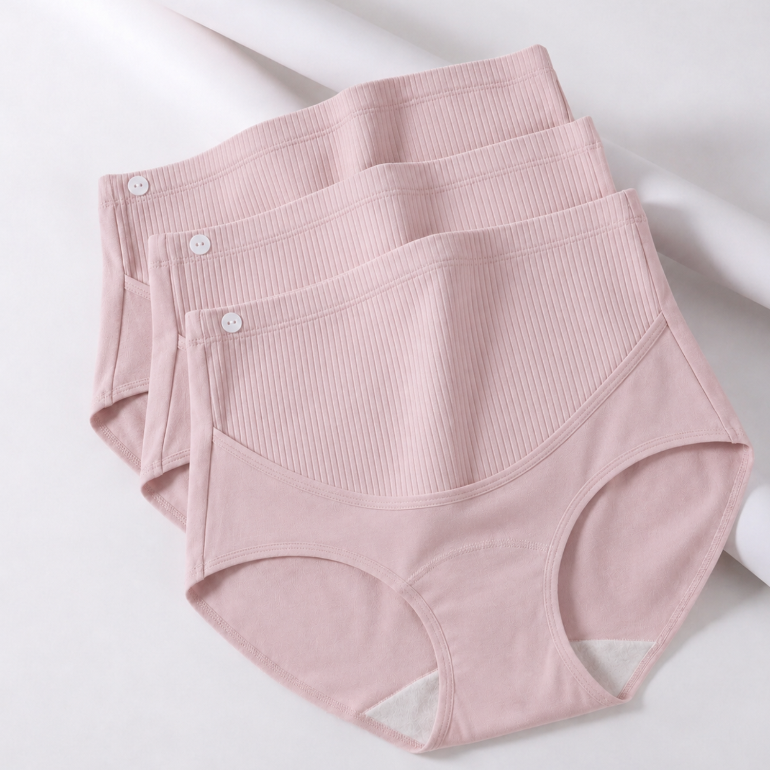 Athena - 3-Pack High-Waist Adjustable Support Maternity Panties