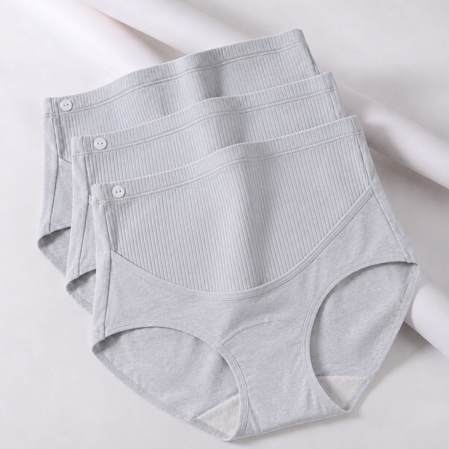 Athena - 3-Pack High-Waist Adjustable Support Maternity Panties