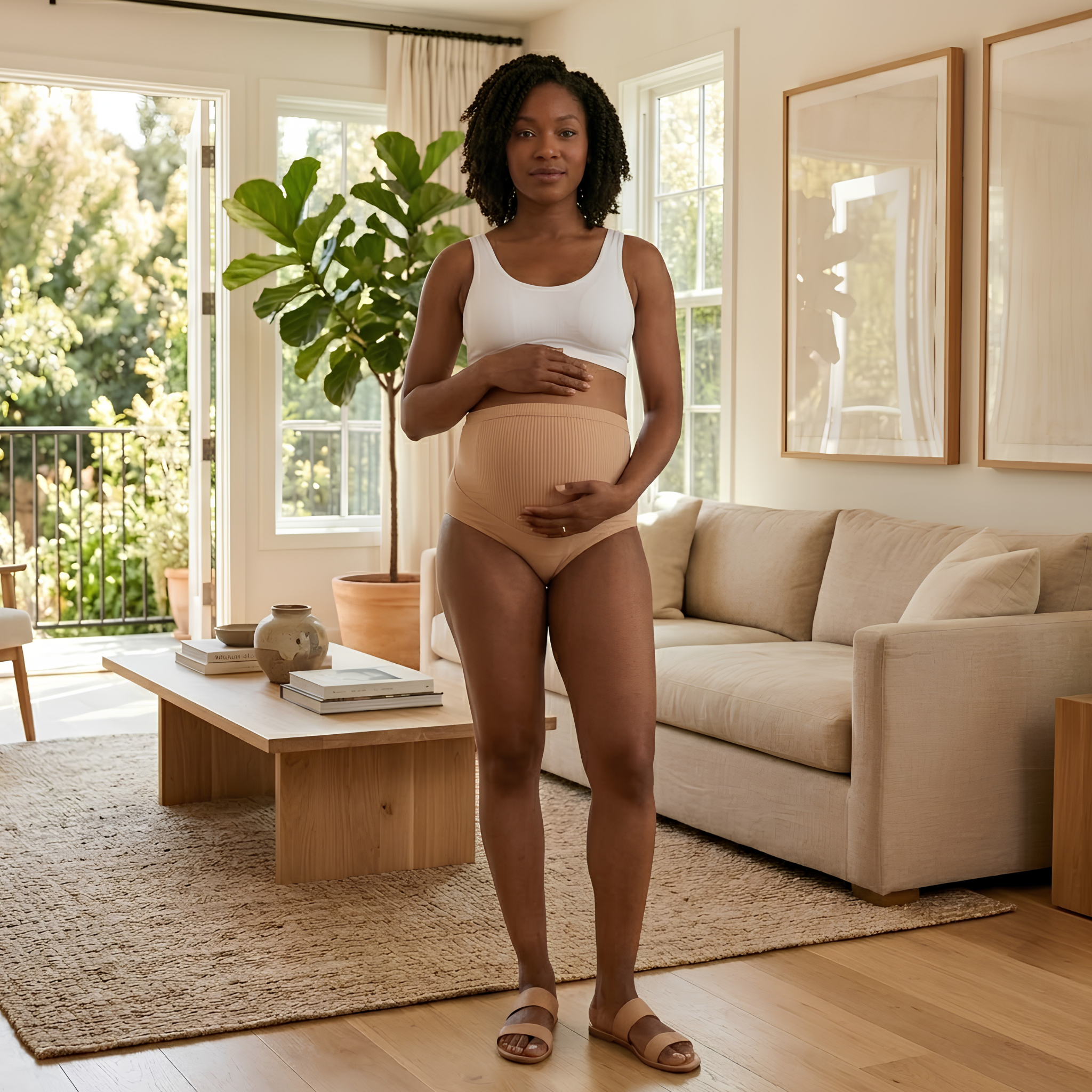 Athena - 3-Pack High-Waist Adjustable Support Maternity Panties