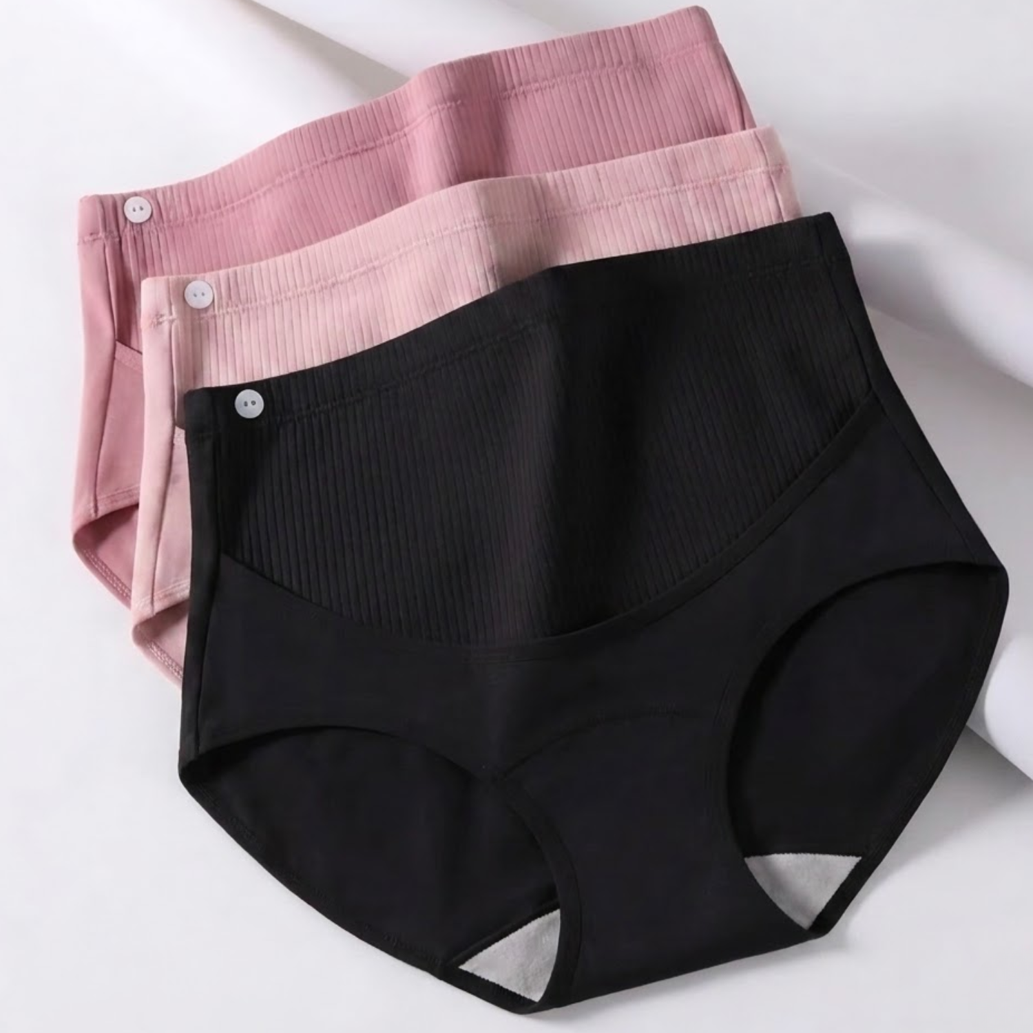 Athena - 3-Pack High-Waist Adjustable Support Maternity Panties