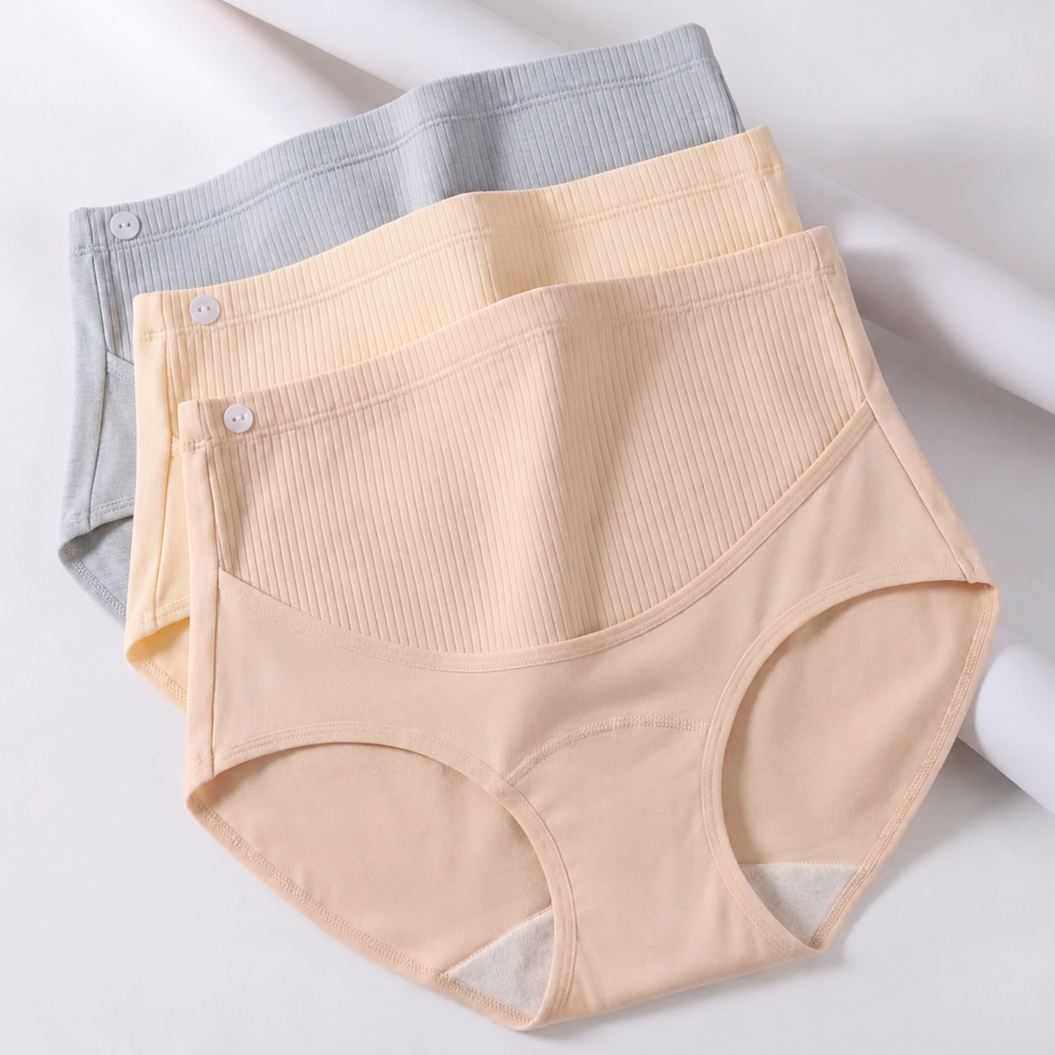 Athena - 3-Pack High-Waist Adjustable Support Maternity Panties