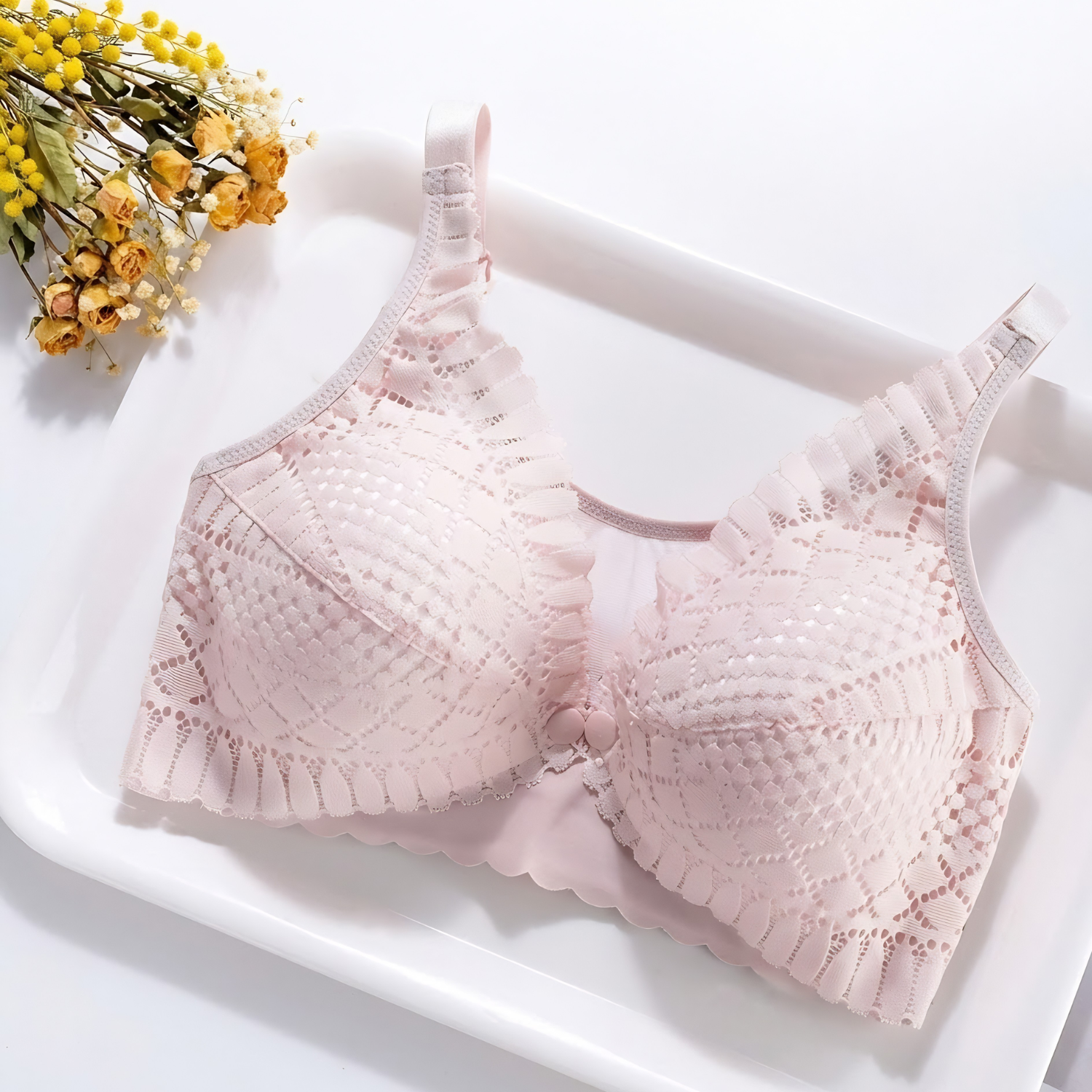 Freya - Airy-Soft Wireless Front-Open Nursing & Maternity Bralette