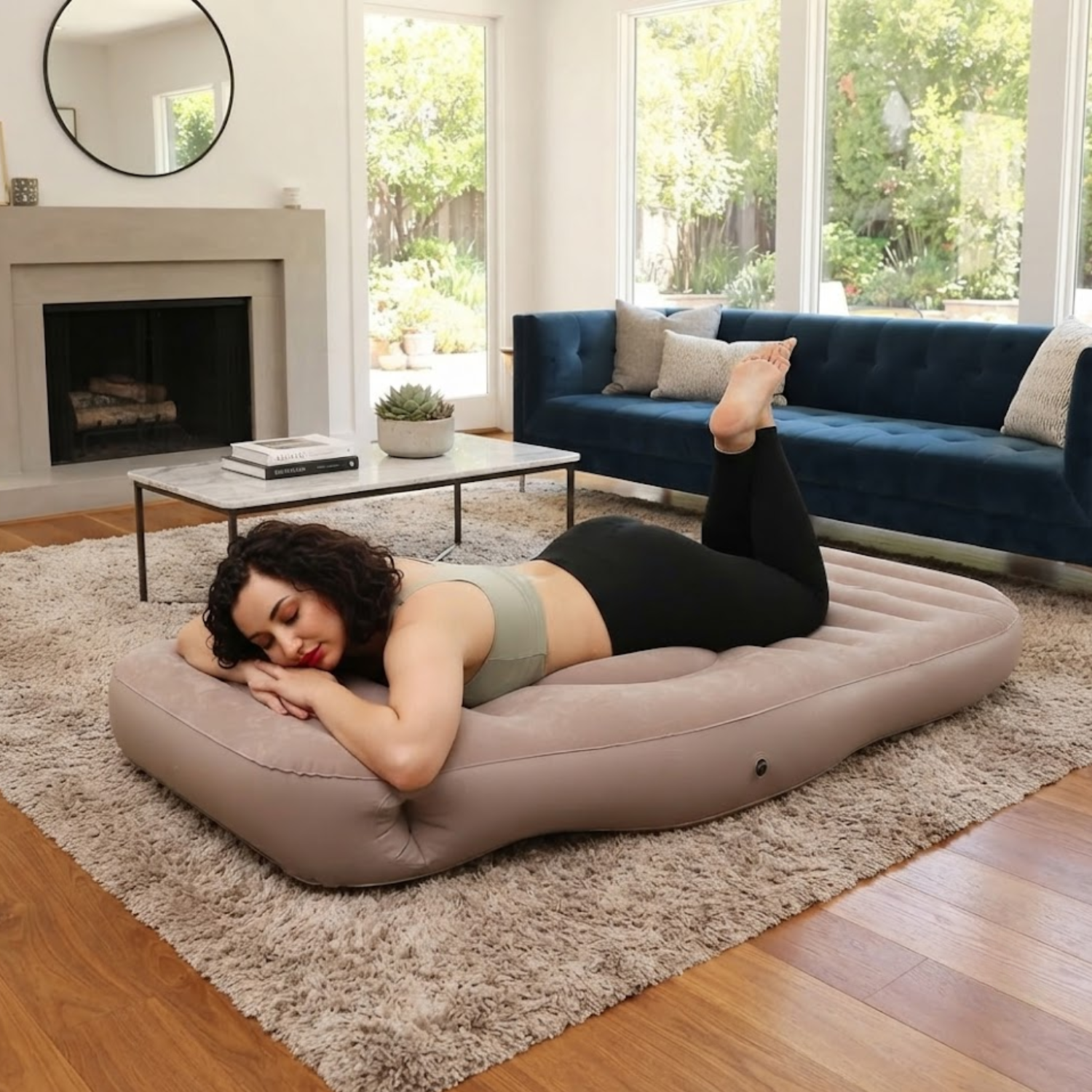 Gaia - Inflatable O-Shaped Maternity Pillow with Air-Pump Included
