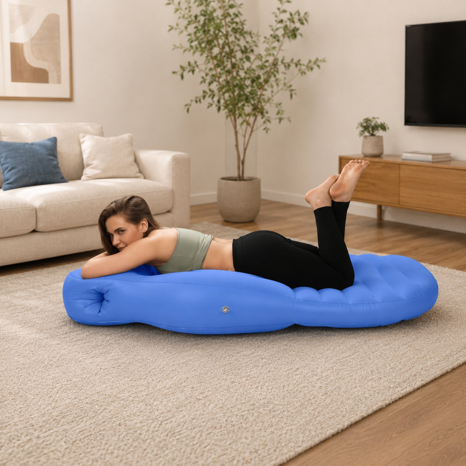 Gaia - Inflatable O-Shaped Maternity Pillow with Air-Pump Included