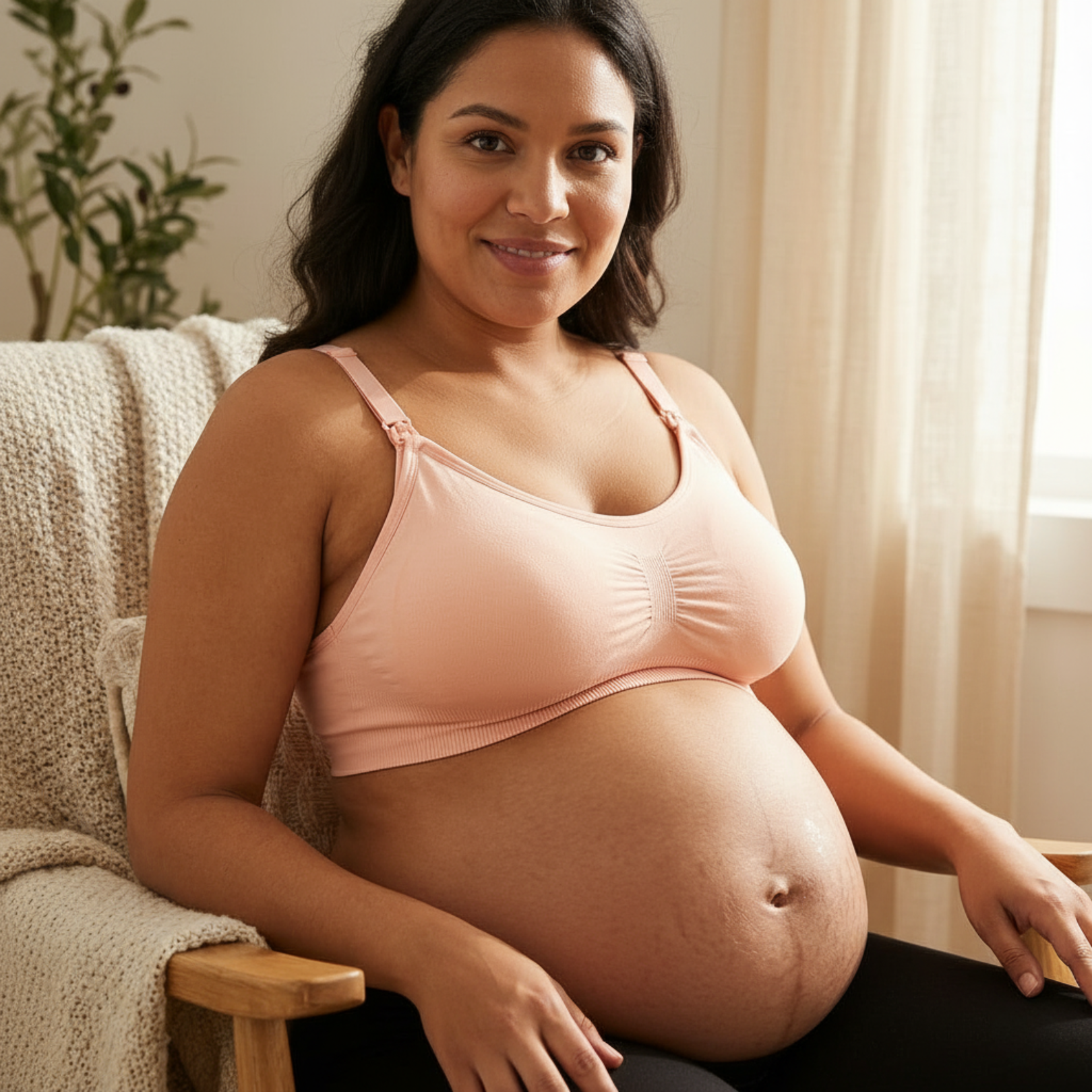 Vesta - Seamless Elastic Full-Support Nursing Bra