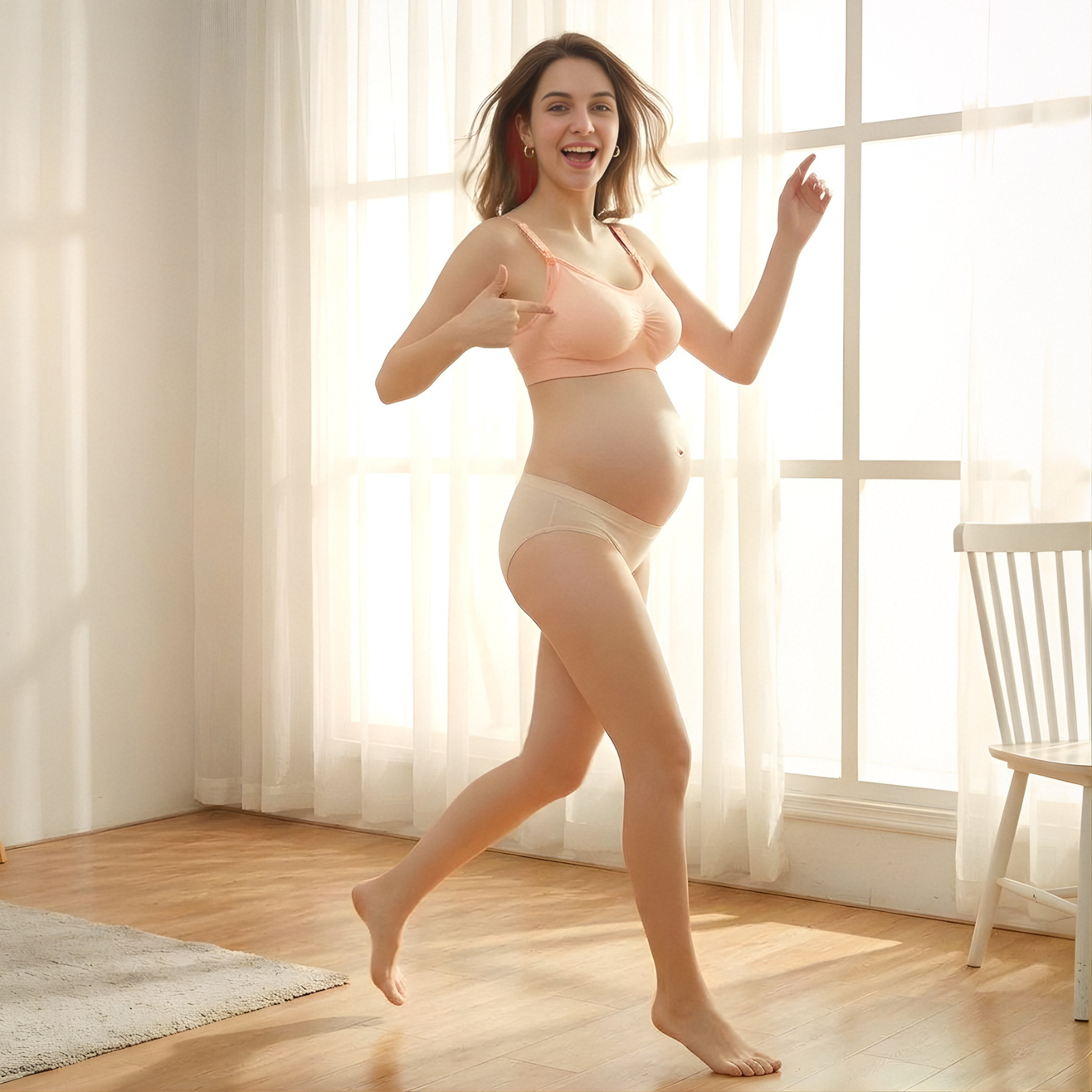 Vesta - Seamless Elastic Full-Support Nursing Bra