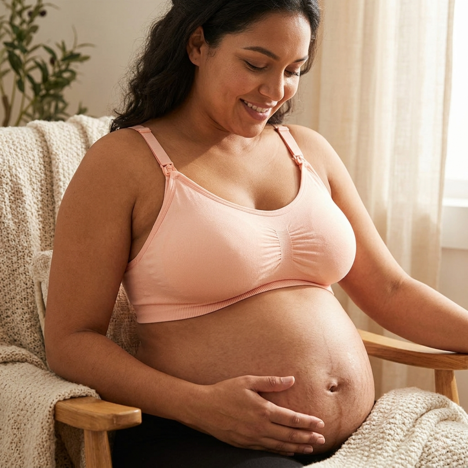 Vesta - Seamless Elastic Full-Support Nursing Bra