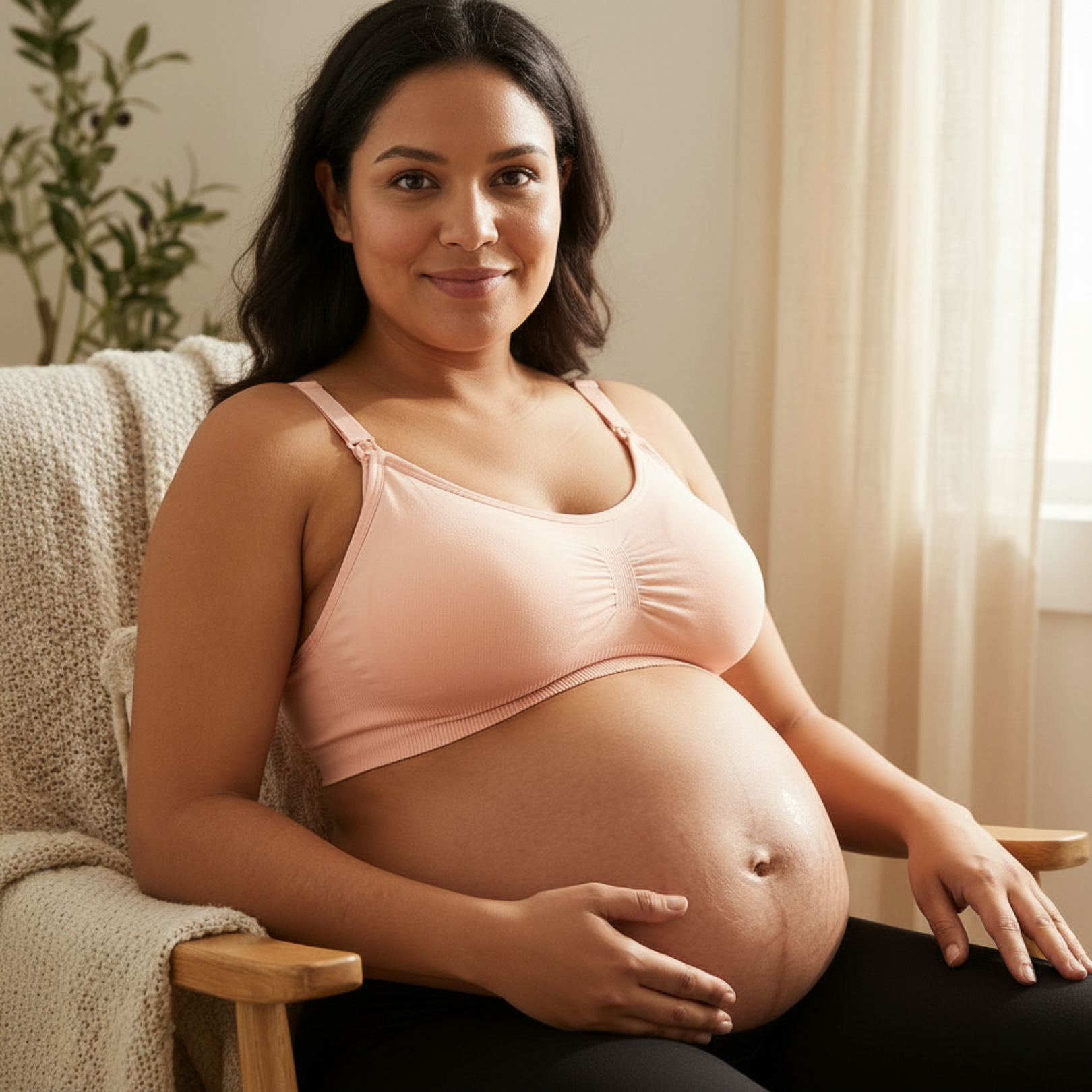 Vesta - Seamless Elastic Full-Support Nursing Bra