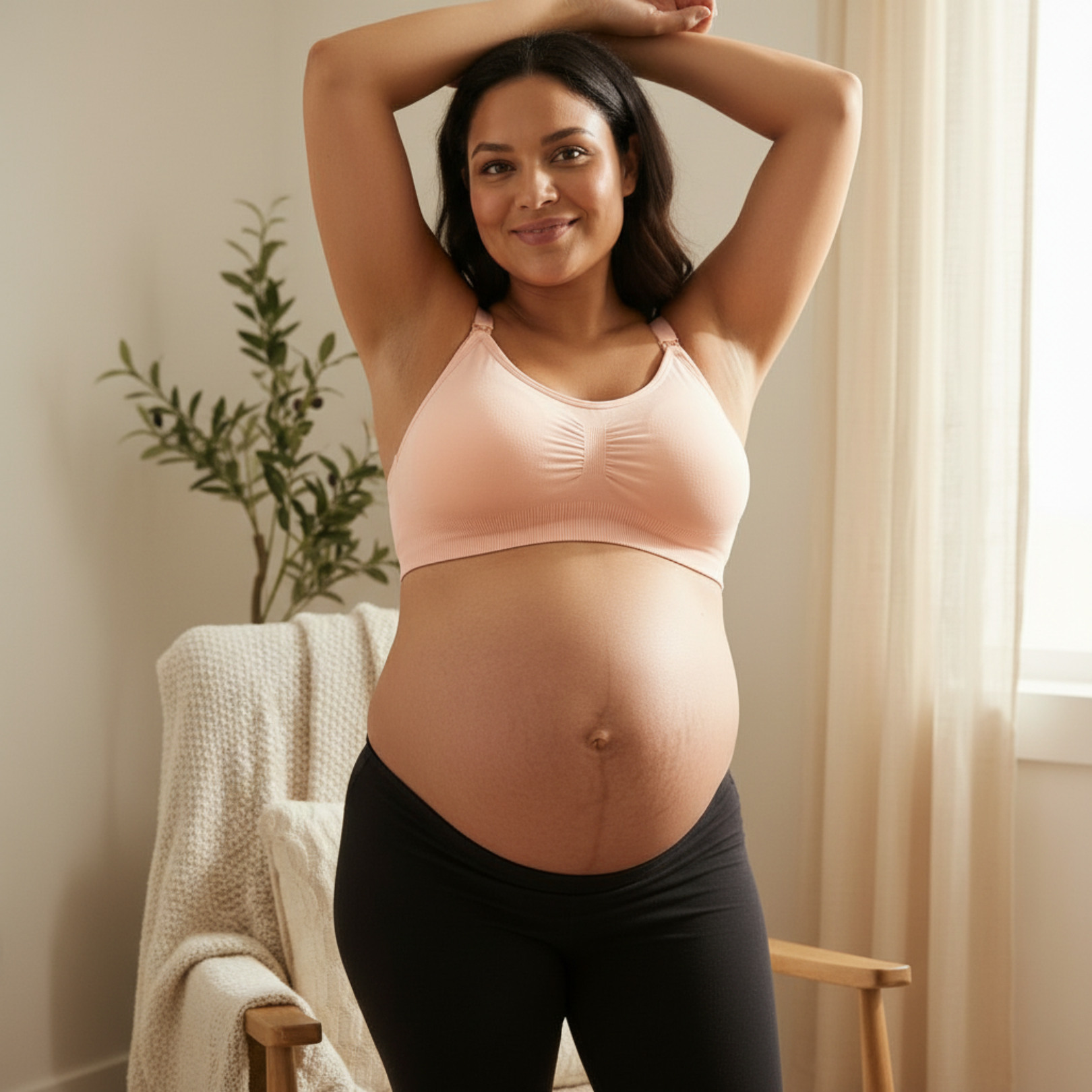 Vesta - Seamless Elastic Full-Support Nursing Bra