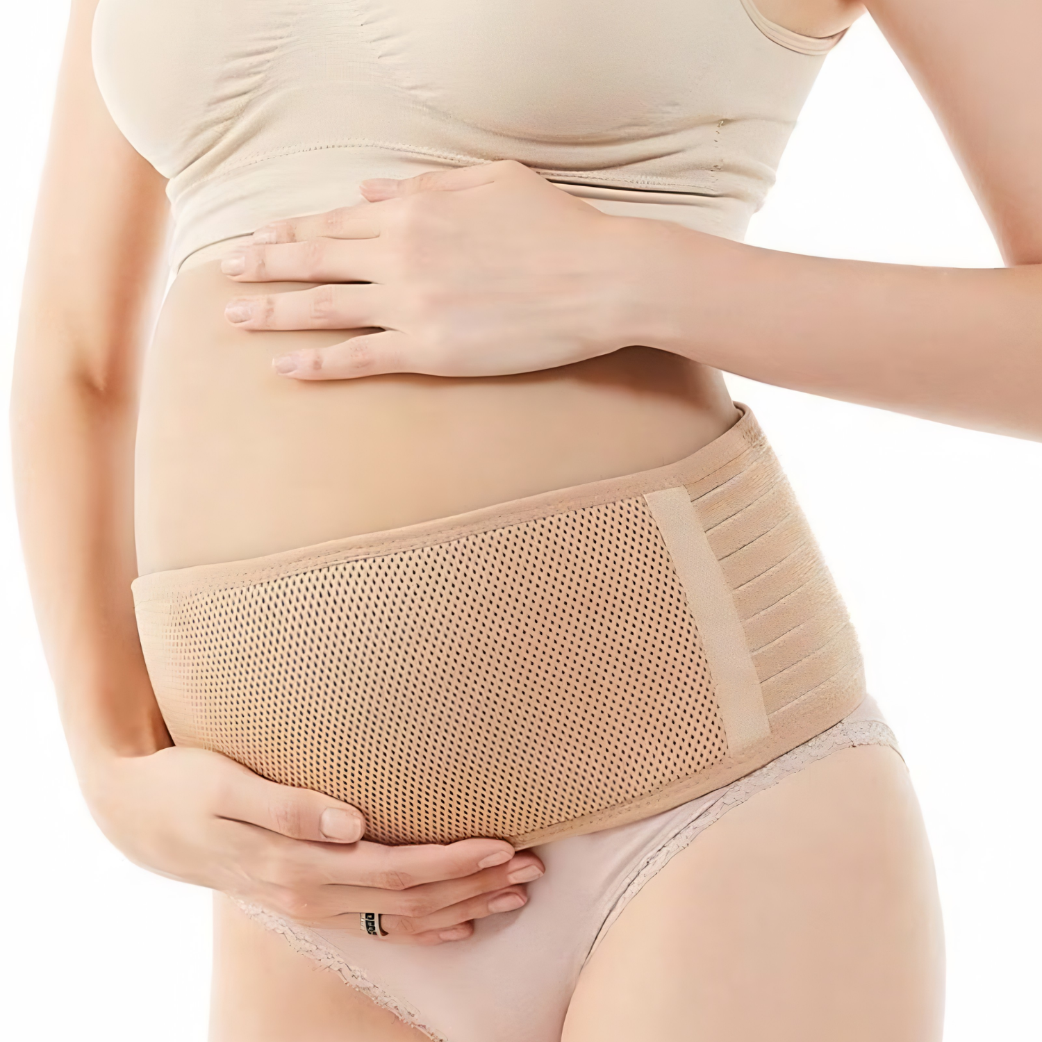 Amatesaru -  Breathable Maternity Support Belt – Adjustable Abdominal Band for Pregnancy & Pelvic Relief