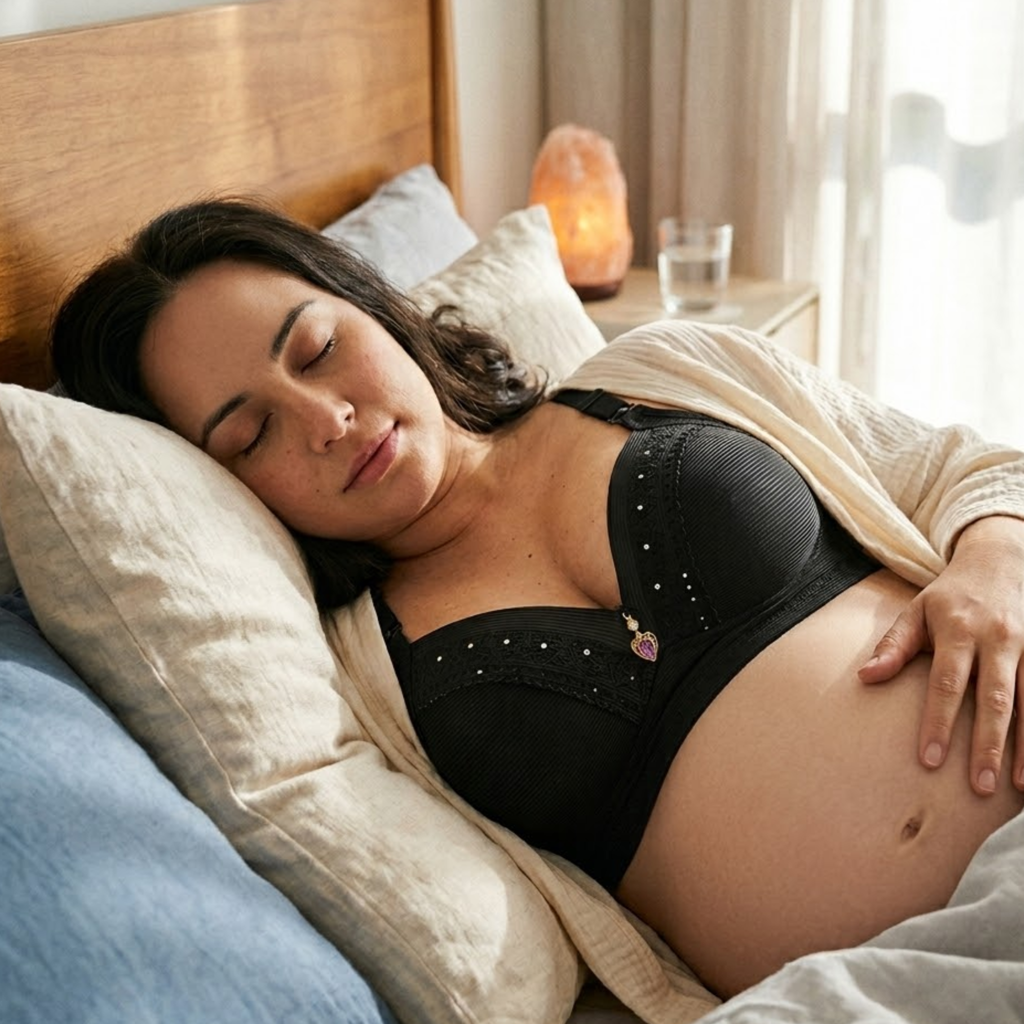 Aphrodite - Wireless Nursing Bra with Breathable Full Cup Support for Maternity & Leisure