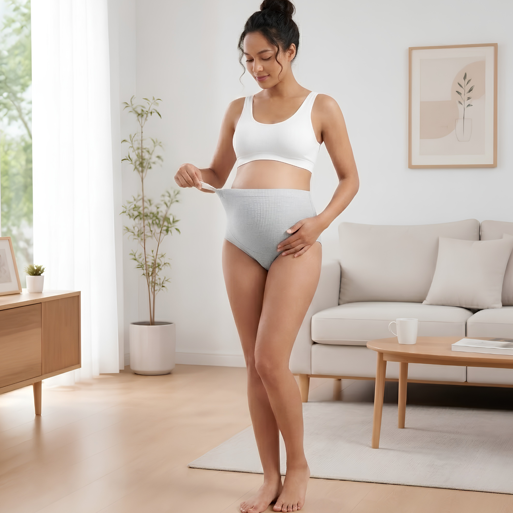 Athena - 3-Pack High-Waist Adjustable Support Maternity Panties