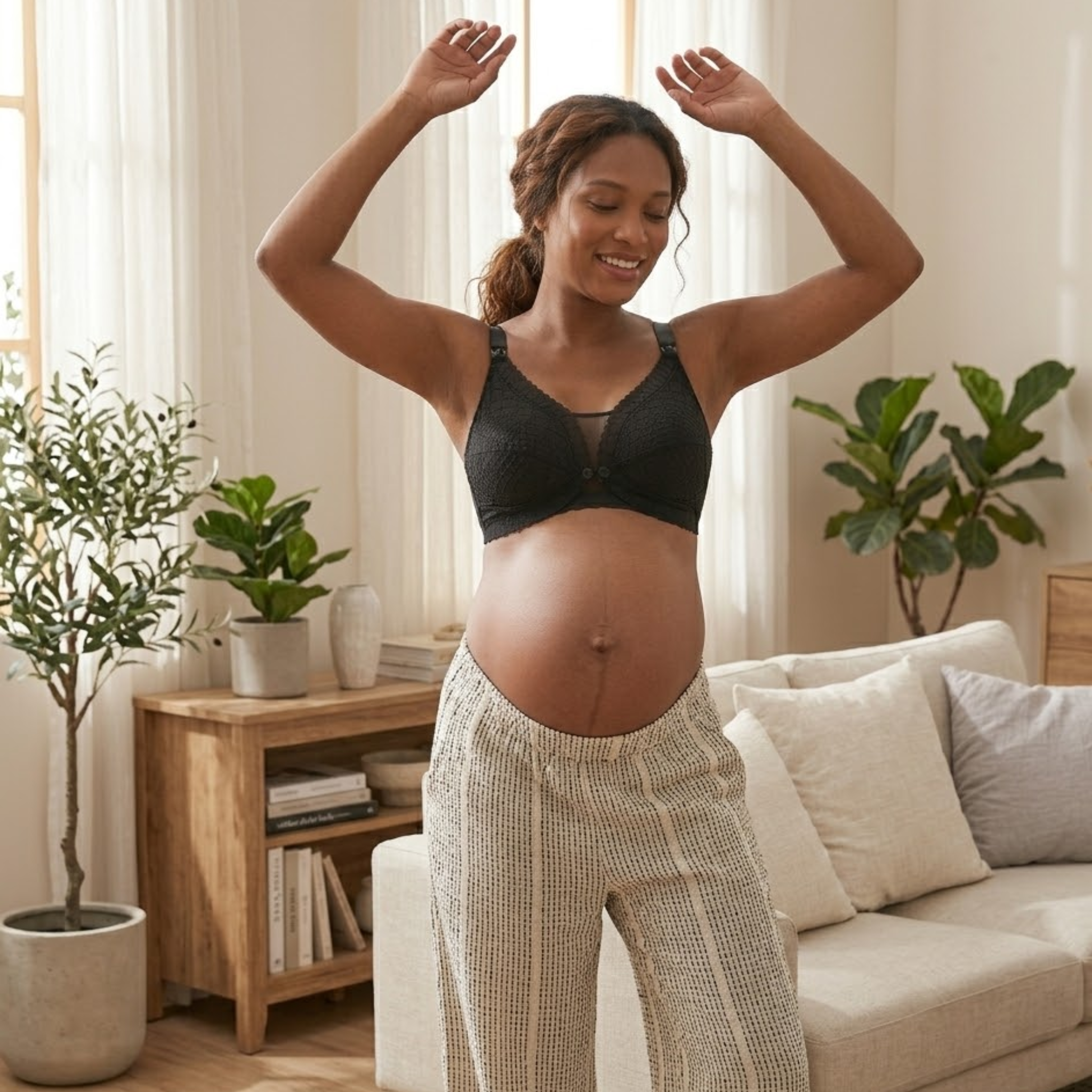 Freya - Airy-Soft Wireless Front-Open Nursing & Maternity Bralette