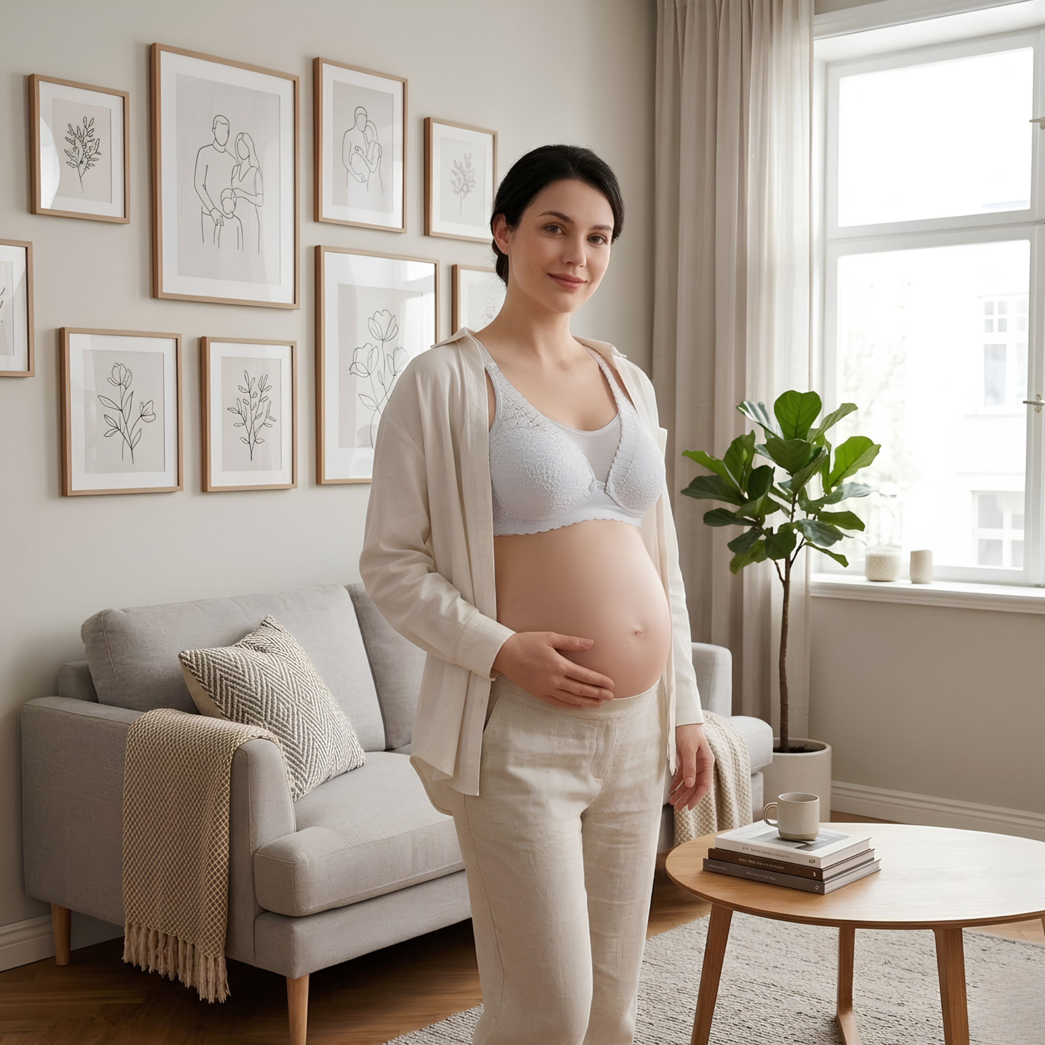 Freya - Airy-Soft Wireless Front-Open Nursing & Maternity Bralette