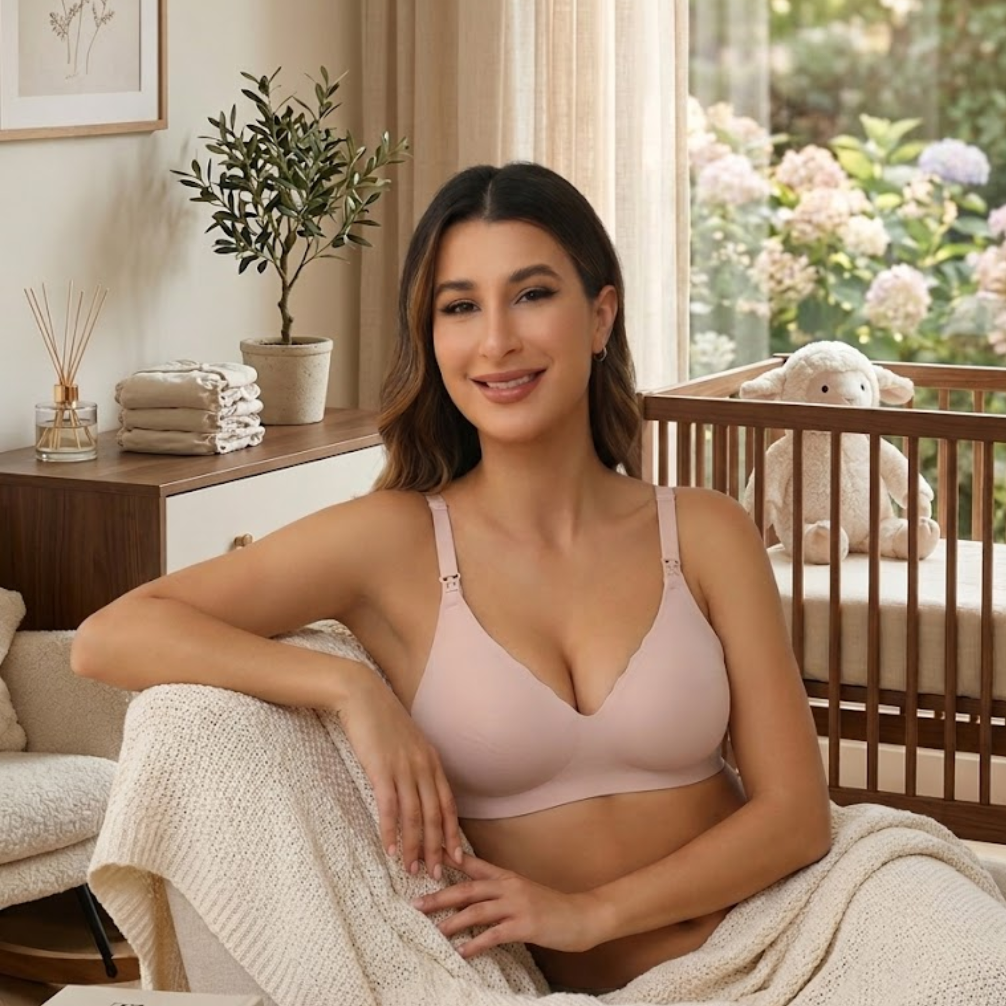 Hera - Seamless Push-Up Maternity & Nursing Bra