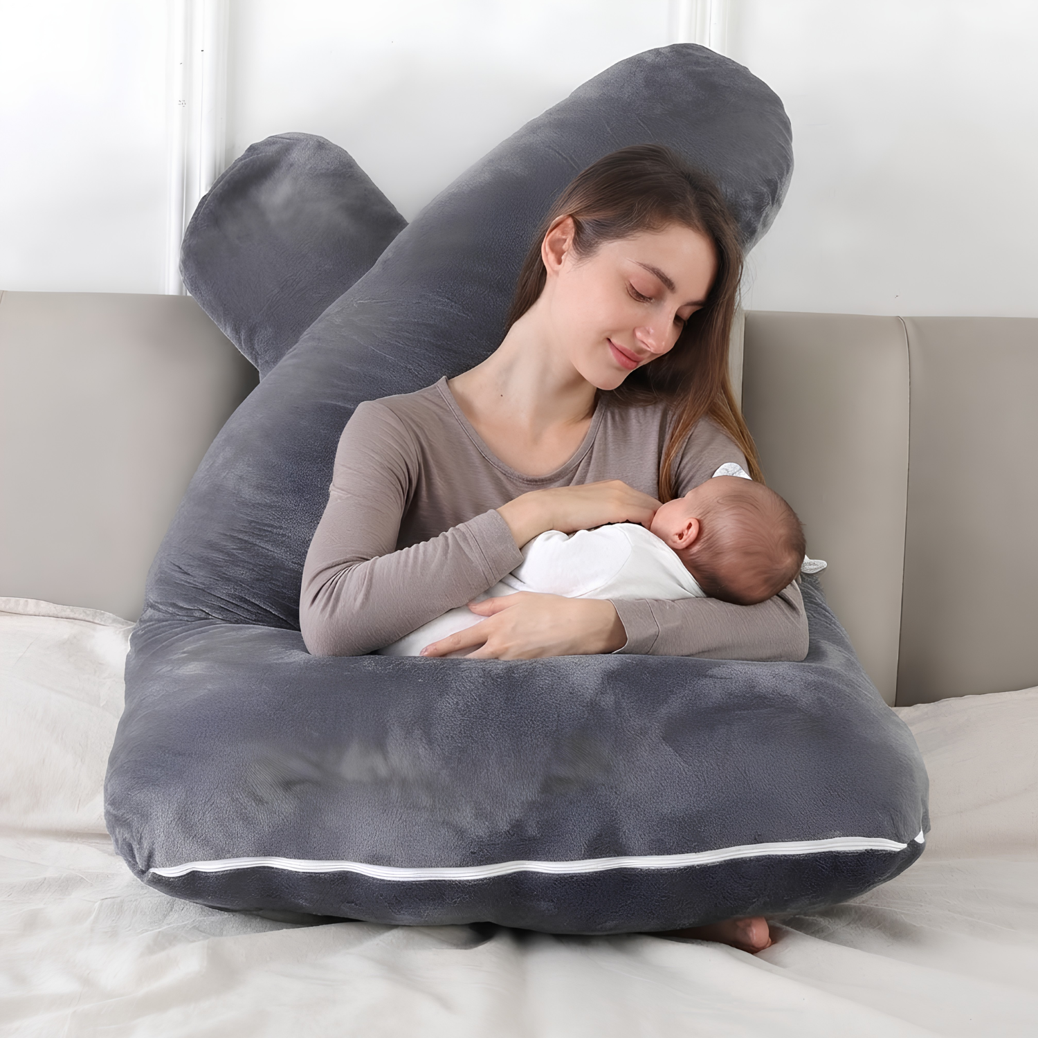 Hestia - Soft U-Shaped Full-Body Pregnancy Pillow
