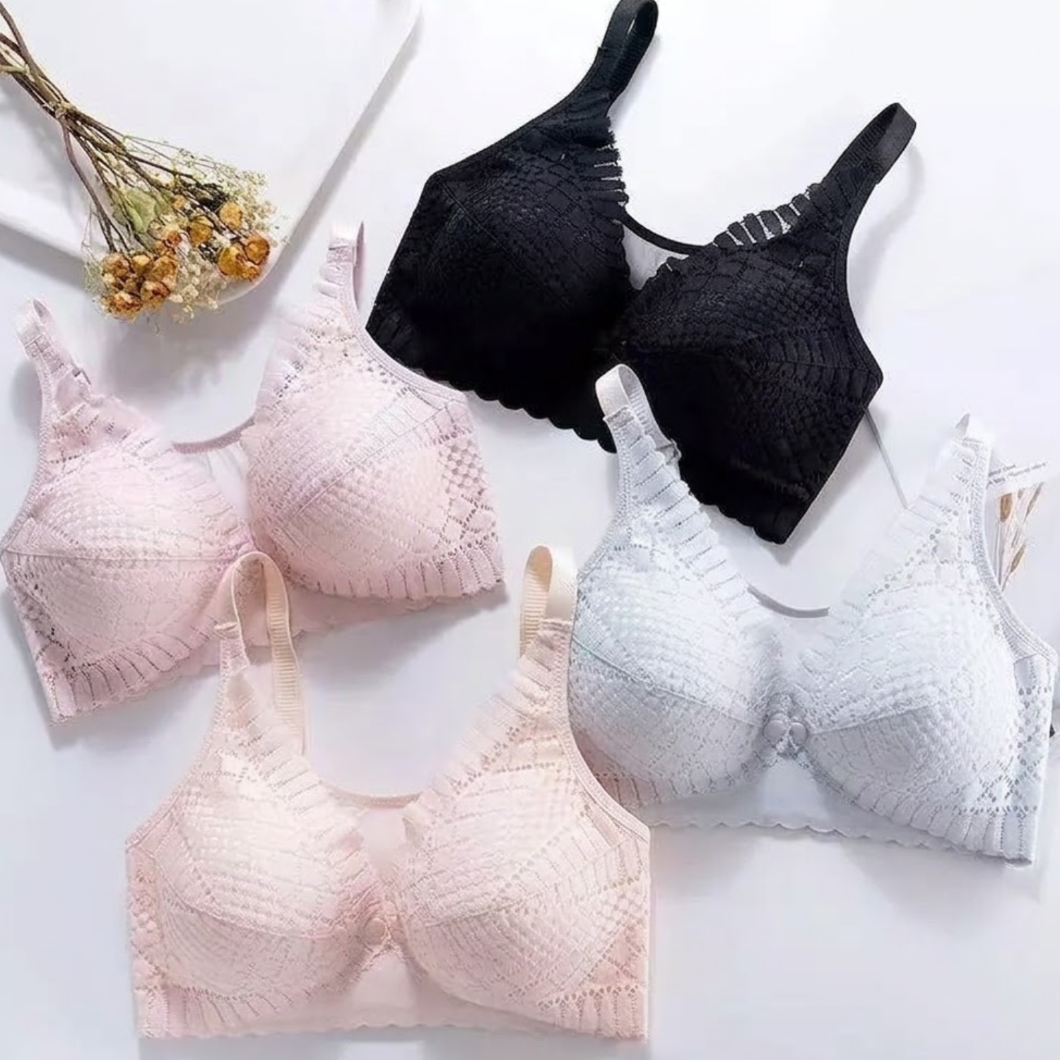 Freya - Airy-Soft Wireless Front-Open Nursing & Maternity Bralette
