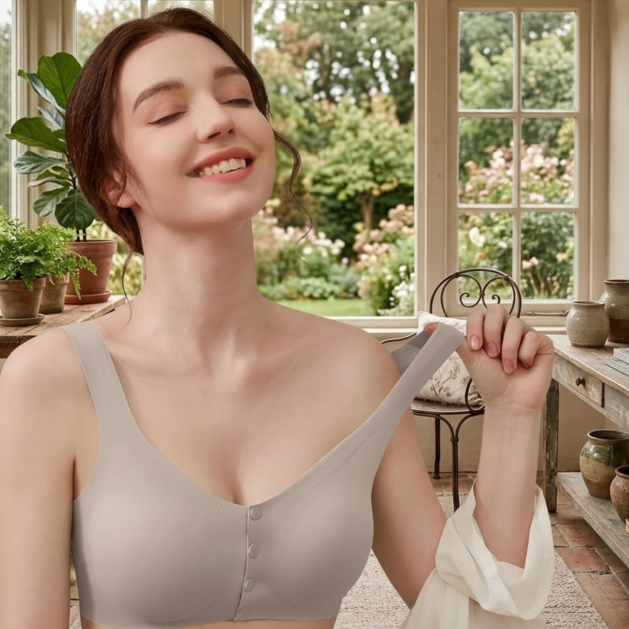Kali - Sculpt-Lift Wireless Anti-Sagging Seamless Nursing Bra