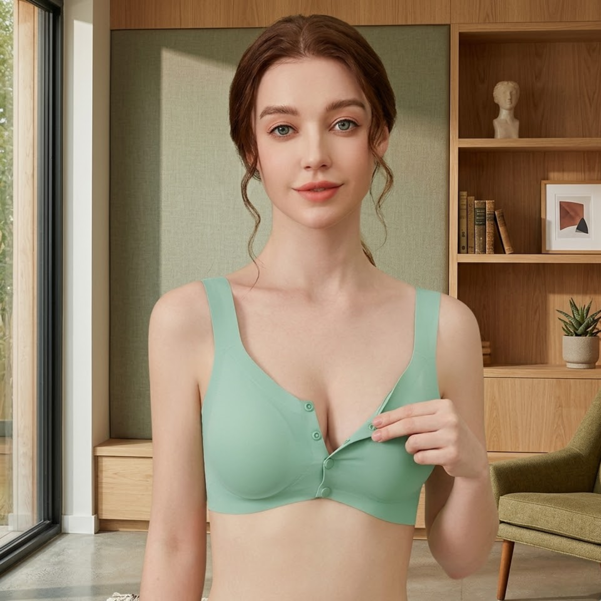 Kali - Sculpt-Lift Wireless Anti-Sagging Seamless Nursing Bra