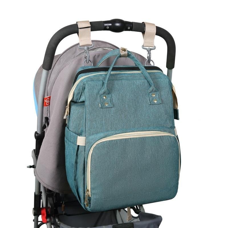 Mommy backpack on a stroller